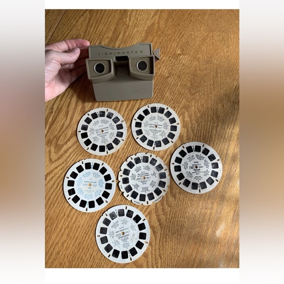 1960s Sawyer View Master Toy & 6 Slides - Picture 1 of 8